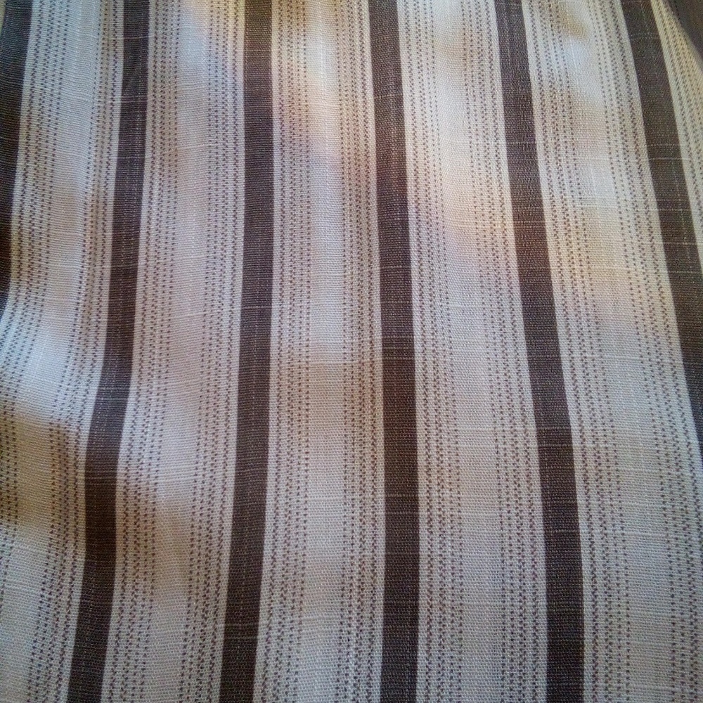 GRAY STRIPE WRAP PANTS - Picture 5 of 5